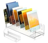 Visualizzazione carta commerciale - Visualizzazione carta acrilica a 12 livelli, Clear Segnalibri Rack | Display vendita al dettaglio - Stato di cancelleria, Organizzatore per biglietti di auguri