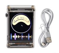 Visualizzazione del livello musicale vocale con metro VU, schermo LCD da 2,4", 13 modalità di visualizzazione e design robusto per interni