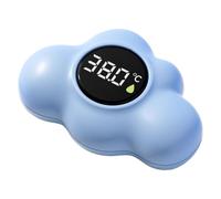 Visualizzazione della temperatura del bagno - Termometro digitale galleggiante a forma di ; sensore d'acqua impermeabile e preciso con indicatore a LED, per vasca da bagno, cameretta dei bambini
