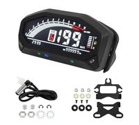 Visualizzazione Velocità Tachimetro Regolabile 10000 RPM Display Tachimetro Contachilometri Contagiri Gaugr Moto Cruscotto Per 1 2 4 Cilindro 2024(Type C)