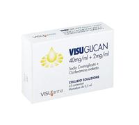 Visufarma Visuglican - Collirio per le congiuntiviti allergiche, 25 contenitori monodose da 0,5 ml
