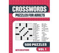 visupuzzle books Crosswords Puzzles for Adults (Tascabile)