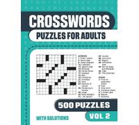 Visupuzzle Books Crosswords Puzzles for Adults (Tascabile)