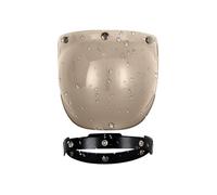 Visura del casco motociclistico - vetro a a faccia aperta per una visione chiara, gratta resistente alla protezione solare della pioggia, lenti per il casco per la notte, tour a lunga distanza,