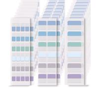 Visxcnu 420 linguette adesive, 3 schede Indice di Dimensioni, schede di Libri, schede di Bandiera autoadesive, schede di indicatori di Pagina per Libri Notebook schede di annotazione scrivibili