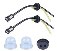 Visxcnu 5 Pcs Tubi Serbatoio Decespugliatore Filtro Benzina per Decespugliatore Tubo Flessibile del Carburante di Ricambio con Carburatore Primer Pompa per Decespugliatore Tagliaerba Tosaerba