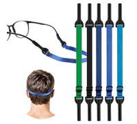 Visxcnu 5Pcs cinturini occhiali da donna regolabili antiscivolo occhiali da vista per uomini e donne senza coda occhiali da collo lettura sportiva cinturino elastico
