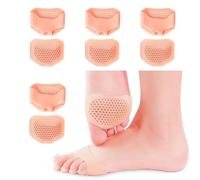 Visxcnu 8 Pezzi Cuscinetti metatarsali per donne e uomini, cuscinetti per tallone, per scarpe, per metatarsalgia, neuroma di Morton, atrofia, sensazione di bruciore, allevia il dolore