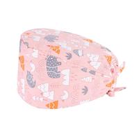 Visxcnu Cuffie da Infermiera monouso,Calotta chirurgica in Tessuto per Infermieri, Medici, Dentisti, farmacisti, veterinari, Personale Medico, Taglia Riutilizzabile(NO.2)