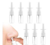 Visxcnu Flaconi Spray Nasali,bottiglia spray nasale vuota7pezzi Chiara piccola bottiglia spray vuota atomizzatore ricaricabile spray per acqua profumo oli essenziali ferita disinfettante spray(10ml)