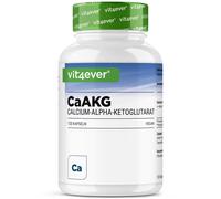vit4ever CaAKG - Calcio Alfa-Chetoglutarato - 120 Capsule | Alto Dosaggio con 11