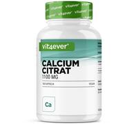 vit4ever Calcio Citrato - 180 Capsule - Alto Dosaggio con 1100 mg per Capsula -
