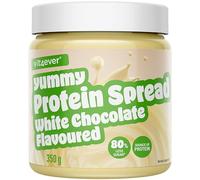 vit4ever High Protein Spread - Deliziosa Crema Spalmabile High Protein dalla Consistenza Cremosa con Poco Zucchero, Low Carb e Vegetariana - Scelta Spalmabile Consapevole (cioccolato bianco, 350 g)