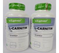 VIT4EVER -L-CARNITINA 750 BRUCIA GRASSI VEGAN 2X180 CAPSULE 11/2026