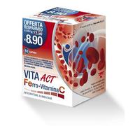 F&F Integratore alimentare Vita Act Ferro + Vitamina C - 60 capsule