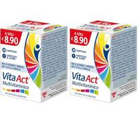 Vita Act Multivitaminico, Integratore Alimentare, 30 Compresse (Confezione da 2)