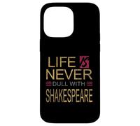 Vita angosciata mai noioso Shakespeare umoristico Slogan Meme Custodia per iPhone 14 Pro Max