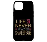 Vita angosciata mai noioso Shakespeare umoristico Slogan Meme Custodia per iPhone 15 Plus