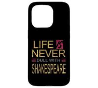 Vita angosciata mai noioso Shakespeare umoristico Slogan Meme Custodia per iPhone 15 Pro