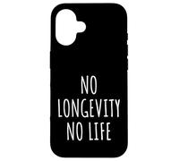 Vita antinvecchiamento sana di biohacking di benessere di longevità Custodia per iPhone 16