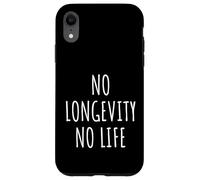 Vita antinvecchiamento sana di biohacking di benessere di longevità Custodia per iPhone XR