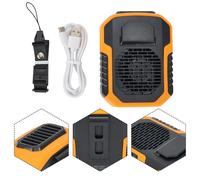 Vita Clip Ventola Cintura a Mano Libera Collo da Parete Cooler Ricaricabile USB [EEK: A]