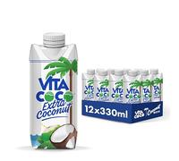 Vita Coco Acqua Di Cocco Extra 12x330 ml, Senza Glutine, Ricca Di Vitamina C E Potassio, Gusto Cocco