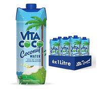 Vita Coco Acqua Di Cocco Originale 6x1L, Senza Glutine, Ricca Di Vitamina C e Potassio