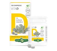 Erba Vita - Vita D Integratore Alimentare Sistema Immunitario Confezione 100 Compresse