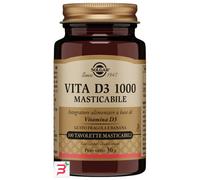 Vita d3 1000 Masticabile Solgar 100 tavolette