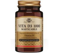 VITA D3 1000 MASTICABILE - Vitamina D3 1000 UI Gusto Fragola/Banana, Adatta a Ve