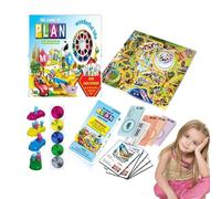 Vita da gioco da tavolo, Gioco da tavolo Viaggio della vita, Gioco da educativo interattivo per famiglie con processo decisionale per bambini e adolescenti, gioco al coperto per 2-4 giocatori
