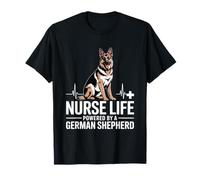 Vita da Infermiera alimentata da Un Pastore Tedesco Maglietta