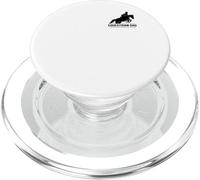 Vita da papà equestre Capelli da panino disordinato Horse PopSockets PopGrip per MagSafe