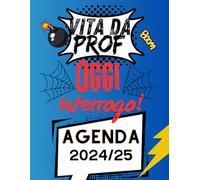 Vita Da Prof Agenda docente 2024 2025: Planning settimanale anno scolastico per insegnanti