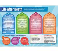 Vita dopo la morte | Poster religiosi | Carta lucida misura 850 mm x 594 mm (A1) | Tabelle degli studi religiosi per la classe | Schede educative by Daydream Education
