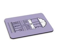 Vita È Too Corto To Wait PC Computer Mouse Pad - Citazione Viola Tipografia