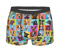 Vita Elastica Mutande da Uomo Cute Panda Flying in The Sky Slip Uomo Intimo Leggeri Mutande Uomo Boxer M