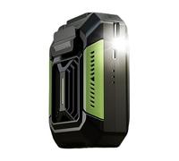 Vita Fan with Light | USB Charging Cooling Portable fosr Wadist - Forte Wind Low Noise Ffan witgh Long Working Time Versatile for Farming, Climbing, Gardening