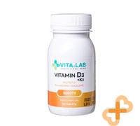 Vita-Lab Vitamina D30 5000+Vitamina K2 200 Μg 90 Compresse Sistema Immunitario