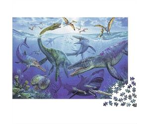 Vita Marina Preistorica Puzzle per Adulti Puzzle 1000 Pezzi Mondo Sottomarino Gioco di Puzzle 1000 Pezzi Relax Decorazione Casa 38x26cm/1000pcs