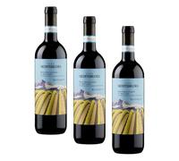 Vita Mediterranea Montepulciano d'Abruzzo DOC - Vino Rosso, 750 ml (Confezione da 3)