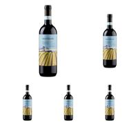 Vita Mediterranea Montepulciano d'Abruzzo DOC - Vino Rosso, 750 ml (Confezione da 5)