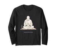 Vita Minimalista Monk Mode Focus Within Meditazione Maglia a Manica