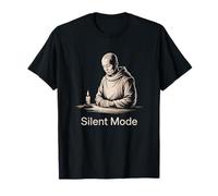 Vita Minimalista Monk Mode Silent Mode Meditazione Maglietta
