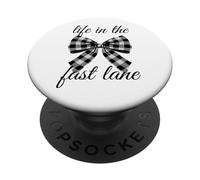 Vita nella corsia di sorpasso Arco a scacchi PopSockets PopGrip Adesivo