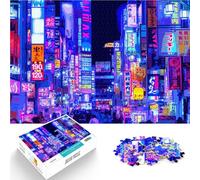 VITA NOTTURNA DI TOKYO puzzle 1000 pezzi per adulti Aiuta il cervello ad allenare i giocattoli che creano dipendenza per coltivare la pazienza grande regalo 38x26cm