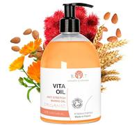 VITA OIL - Olio Professionale per il Trattamento della Pelle: Azione Idratante, Riparatrice, Cicatrizzante e Anti Smagliature (Gravidanza), Combatte la Flaccidità dell'87% (Vitamine A ed E) - 500 ml