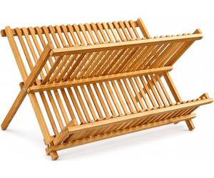 VITA PERFETTA Scolapiatti e posate in bambù (42 x 33 x 25 cm)