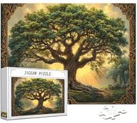 Vita Puzzle 1000 Pezzi, 5D DIY Puzzle Albero Puzzle Adulti e Principianti da 14 Anni, Jigsaw Puzzle Confezione, Giochi Rilassamento e Intelligence, Home Wall Room Decor, Regalo Donna, 75x50cm,Model153
